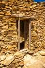 USA, Texas, Terlingua. Ruins of building in Terlingua Ghost Town. Art Print